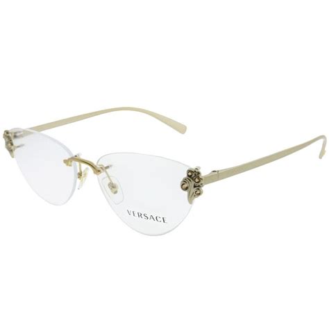 versace rimless glasses frames|Versace frames for prescription glasses.